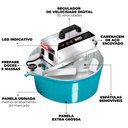 Ver imagem 3 de Pa10raz Misturador Elétrico 10 Litros Bivolt (panela Automática) 50/60 Hz Azul