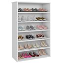 Ver imagem 1 de Armário Multiuso Sapateira 5 Prateleiras Yasmin Branco - Pallazio