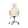 Cadeira de Escritório Moderna Presidente Lisboa:bege - 4