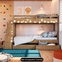 Ver imagem 5 de Beliche Infantil com Escada e 4 Gavetas Infix C06 Aveiro - Mpozenato