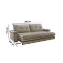 Ver imagem 6 de Sofá Avalon 02 Módulos de 120cm Br25cm Meu Sofá Online