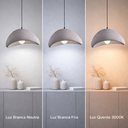 Ver imagem 7 de Lustre Pendente Luminária Japonesa Wabi-sabi Orgânico Cogumelo Concreto Gimpo Ltj30-cinza-b