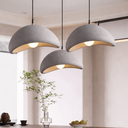Ver mais imagens de Lustre Pendente Luminária Japonesa Wabi-sabi Orgânico Cogumelo Concreto Gimpo Ltj30-cinza-b