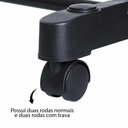 Ver imagem 2 de Arara de Roupas em Aço Rodinhas e Sapateira Plástica Ordene