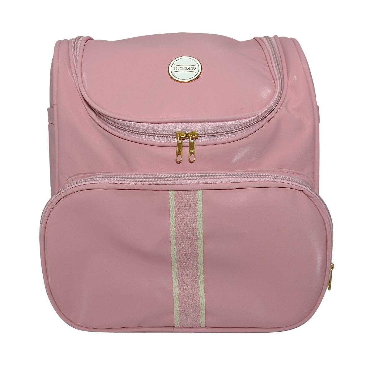 Kit Bolsa Maternidade Rosa Bebê Com Mala Mochila 2X1 EB | MadeiraMadeira