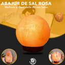 Ver mais imagens de Abajur Luminária Terapêutica Sal Rosa do Himalaia – Planet Planet E-DeCor