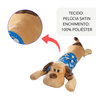 Travesseiro Corpo Xuxão 1,10m Dog Azul Maciez da Pelúcia Satin no Seu Descanso - 2