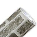 Ver imagem 1 de Adesivo Tijolo Cinza Escuro Vinil 3d Lavável Impermeável Parede Autocolante Cozinha e Banheiro