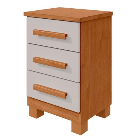 Mesa de Cabeceira Lopas Baião 3 Gavetas