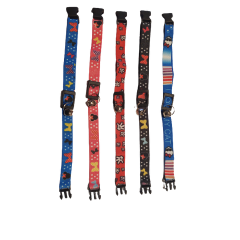 Kit de Coleiras em Seda P/ Gato - Colado - 10 Unidades