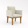Poltrona Base Reforçara Estudos Home Office Balaqui Decor Cor:Bege - 2