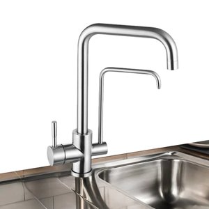 Torneira Monocomando com Filtro Giratória para Cozinha Bancada