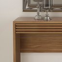 Ver imagem 5 de Buffet Aparador Ripado Sala de Jantar 120cm 2 Gavetas Tóri Amêndoa T02-D'Rossi