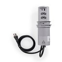 Ver imagem 4 de Torre de Tomada Slim Automático 2 Tomadas 10a Usb A+c Cinza