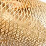 Luminária Lustre Pendente Bambu Candel Moderno de Teto com Soquete E27 Bivolt para Sala e Cozinha - 6