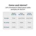 Ver imagem 3 de Kit 2 Travesseiro Antialérgico Algodão Percal 200 Fios 50x70