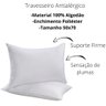 Kit 2 Travesseiro Antialérgico Algodão Percal 200 Fios 50x70 - 2