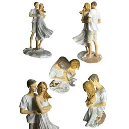 Escultura Estatua Decorativa Resina Casal Namorados Espressione Estatua Casal, Escultura Resina, Est - 7