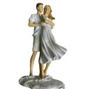 Ver imagem 3 de Escultura Estatua Decorativa Resina Casal Namorados Espressione Estatua Casal, Escultura Resina, Est