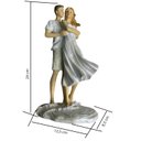 Ver imagem 1 de Escultura Estatua Decorativa Resina Casal Namorados Espressione Estatua Casal, Escultura Resina, Est