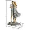 Escultura Estatua Decorativa Resina Casal Namorados Espressione Estatua Casal, Escultura Resina, Est - 1