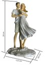 Ver imagem 1 de Escultura Estatua Decorativa Resina Casal Namorados Espressione Estatua Casal, Escultura Resina, Est