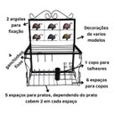 Ver imagem 3 de Escorredor de Pratos, Copos e Talheres em Ferro:angola de Flor