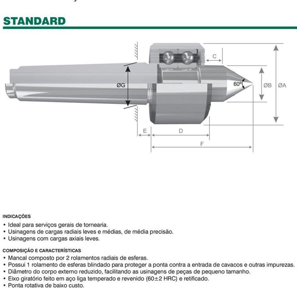 Ponta Rotativa Cm-5 Standard C-205 - 4