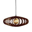 Ver imagem 1 de Luminária Teto Lustre Pendente Balcão Cozinha Sala Egito:Chocolate