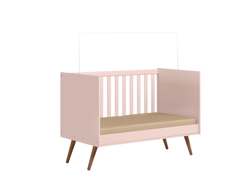 Berco Americano Mini Cama Rosa Retrô Q Encanto - 3