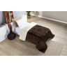 Coberdrom Sherpa Manta Soft Everest Solteiro Marrom - 1