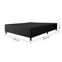 Ver imagem 4 de Cama Box Base Casal King 1,93m Suede Marsala