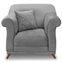 Ver imagem 6 de Kit 2 Poltronas Decorativas Retro Polo Veludo 2938 Ezz 2938