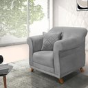 Ver imagem 3 de Kit 2 Poltronas Decorativas Retro Polo Veludo 2938 Ezz 2938