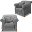 Ver imagem 2 de Kit 2 Poltronas Decorativas Retro Polo Veludo 2938 Ezz 2938