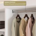 Ver imagem 5 de Guarda-Roupas Closet Modulado Roupeiro de Canto L sem Portas 6 Gavetas Sapateira Versatille Yescasa