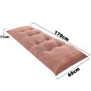 Ver imagem 3 de Futon Dobrável de Espuma Solteiro Marrom Bf Colchões