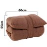 Futon Dobrável de Espuma Solteiro Marrom Bf Colchões - 4