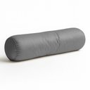 Ver imagem 2 de Almofada Travesseiro Bastão Tubo Rolo Dot 140cm Macia Veludo Cinza - Abmaza