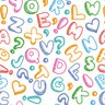 Papel de Parede Infantil - Letras Divertidas Arte Destaque 3,50 Metros - 2