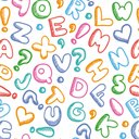 Ver imagem 2 de Papel de Parede Infantil - Letras Divertidas Arte Destaque 3,50 Metros