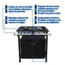 Ver imagem 3 de Fogão Industrial 2 Bocas 30x30 Baixa Pressão P5 com Forno JCN