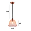 Ver mais imagens de Lustre Cupula Abajur Casa Sala Quarto Copa Decoraçao Pendente Teto Metal Aramado Luz Lampada Ilumina