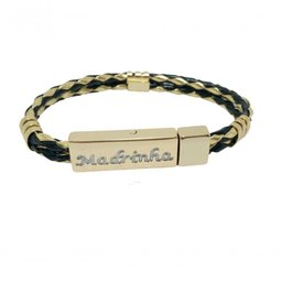 Pulseira Personalizada Fecho Click Tamanho : P - 3