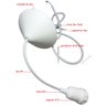Conjunto Iluminação Pendentes e Lustres branca c\fio 3 mts - 2