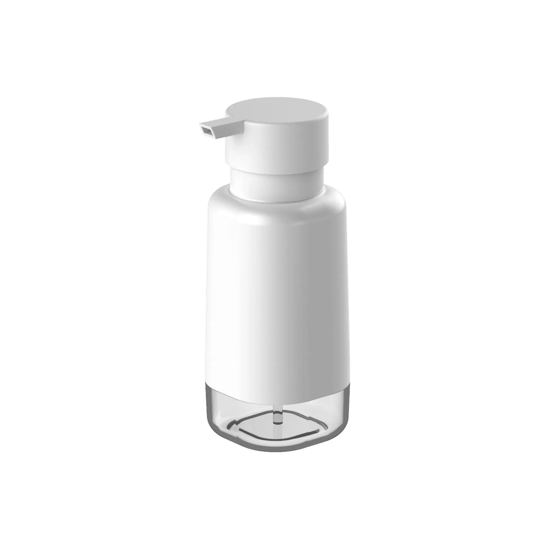 Kit Banheiro Lavabo Dispenser Sabonete Liquido Porta Escova:branco - 2