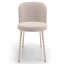 Ver imagem 3 de Kit 6 Cadeiras Sala de Jantar Estofada Gavi Arena L02 Suede Bege - Lyam Decor