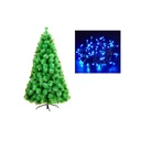 Ver imagem 1 de Arvore de Natal Pinheiro 2,10 Metros 300 Galhos com Pisca Pisca