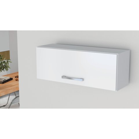 Armario Aereo 80 Cm 1 Porta Basculante Lumberg 100% Mdf Bp