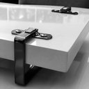 Ver imagem 6 de Bandeja Espelhada Madeira com Alça Dourada